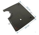 702687  Plaque arrière gauche 12404660125053 de foyer Godin 660125 321,20 €