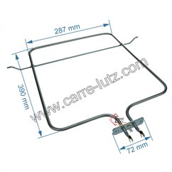703161  05051652 - Résistance 1200W de sole de four Siltal Far 51603 14,50 €
