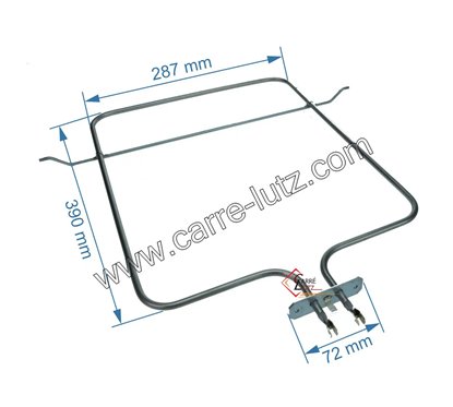 703161  05051652 - Résistance 1200W de sole de four Siltal Far 51603 14,50 €