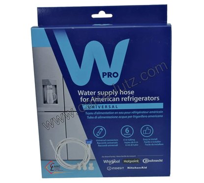 752039  Kit d alimentation en eau 6 mètre pour refrigerateur Americain  33,40 €