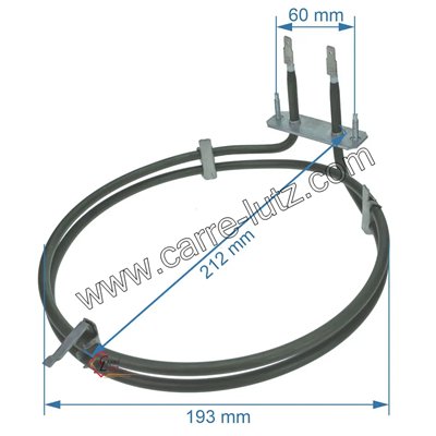 20390063  Résistance circulaire 2100W 468142, 488922 de four Gorenje  11,90 €