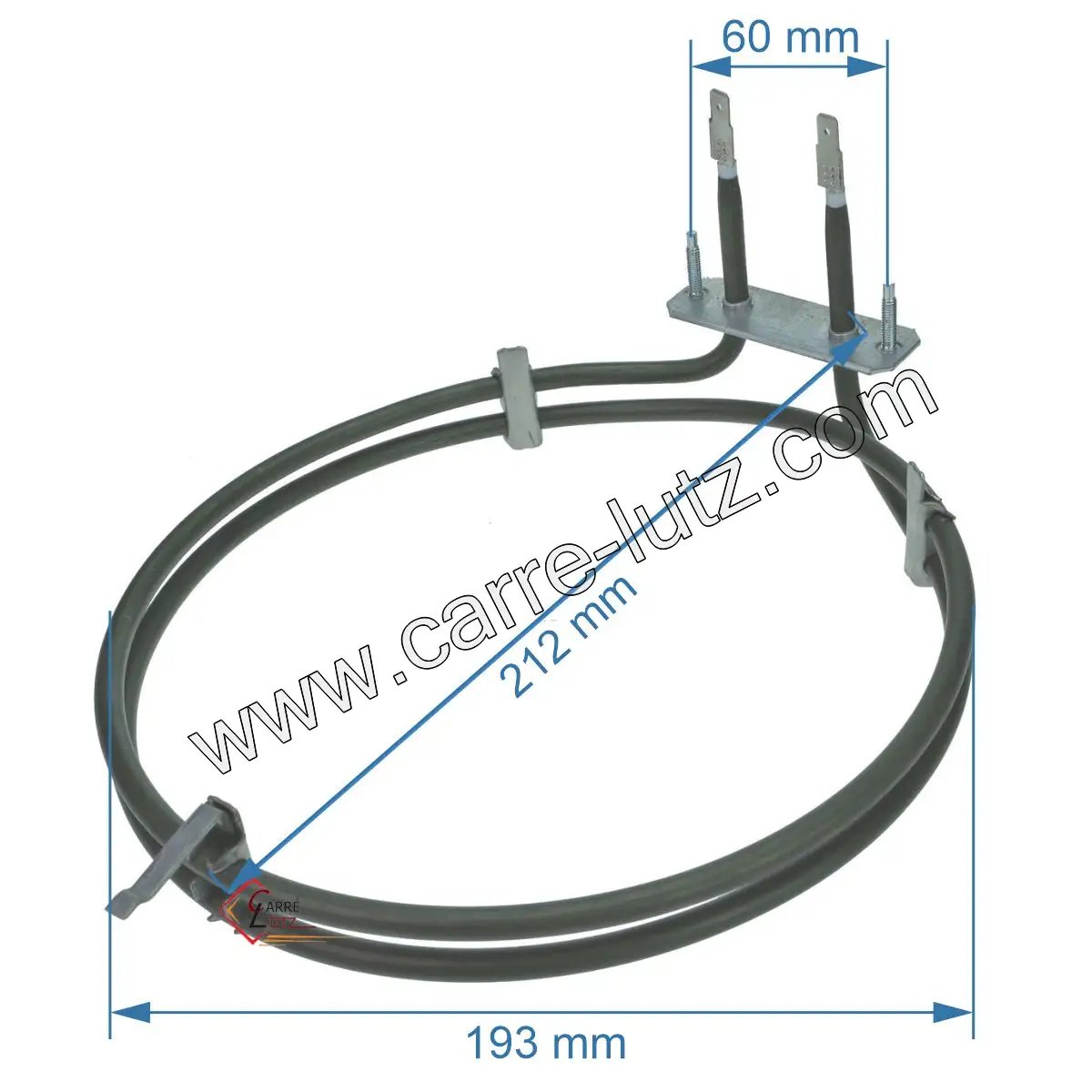 20390063  Résistance circulaire 2100W 468142, 488922 de four Gorenje  11,90 €