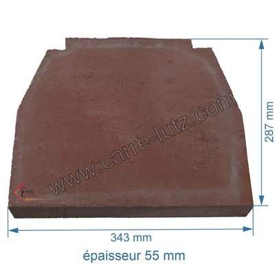 702708  Réfractaire arrière droite ou gauche CP6816 de poêle à bois Godin 264,20 €
