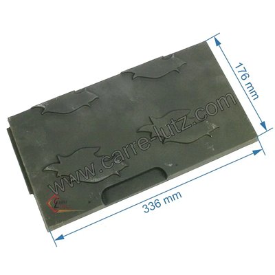 10166325800 - Plaque de foyer latérale avant droit de foyer Godin 3257 3258
