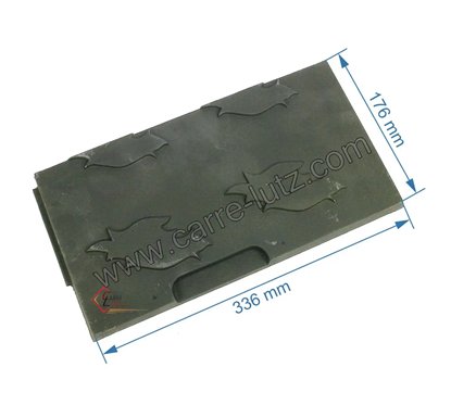 10166325800 - Plaque de foyer latérale avant droit de foyer Godin 3257 3258