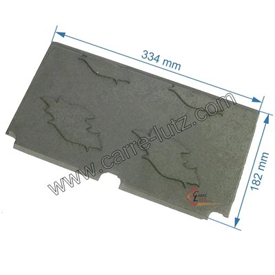 704901  10167325800 - Plaque de foyer latérale arrière gauche de foyer Godin 3257 3258 32,80 €