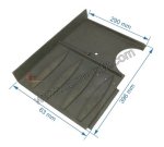 704960  Plaque arrière de foyer gauche 10163660106 pour convecteur Godin 63,10 €