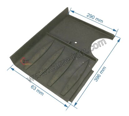 704960  Plaque arrière de foyer gauche 10163660106 pour convecteur Godin 63,10 €