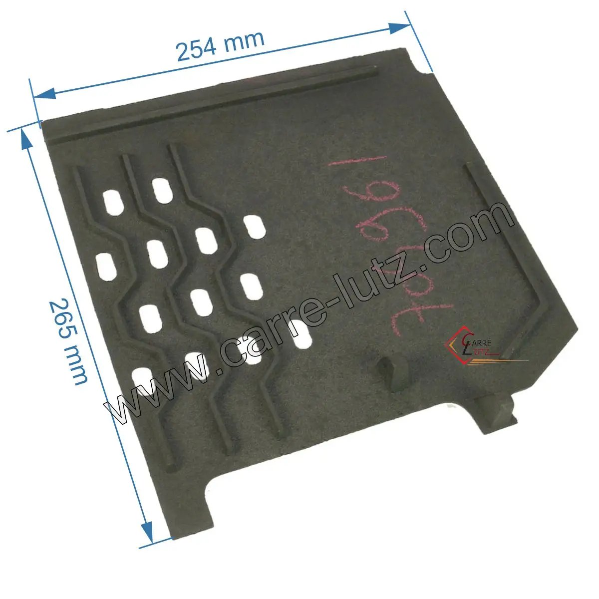 704961  Demi grille droite 50209310201 pour convecteur Godin 3102 100,40 €