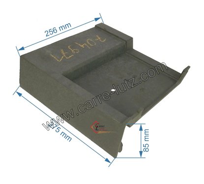 Plaque de foyer arrière gauche 10167310200 pour convecteur Godin 3102