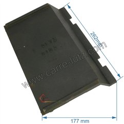 Plaque de protection de coté 10173310253 pour convecteur Godin 3102