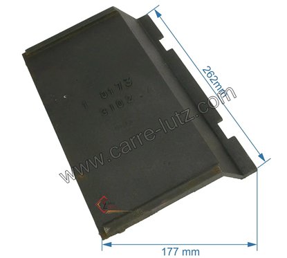 Plaque de protection de coté 10173310253 pour convecteur Godin 3102