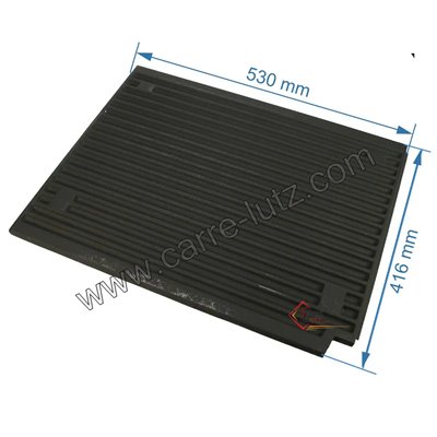 704978  10121660125000 - Coté droit de foyer pour insert Godin 660125 46,00 €