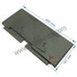 Plaque de foyer avant droite 20166326800 pour insert Godin 3268