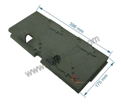10165326800 - Plaque de foyer avant gauche pour insert Godin 3268 3283