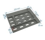 702553  600-7590A-G - Demie grille gauche de foyer 600 Cheminées philippe  84,40 €