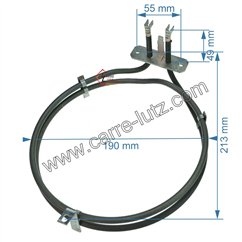 20390047  Résistance circulaire 1500W 00001305355 de four Godin Châtelaines  85,20 €