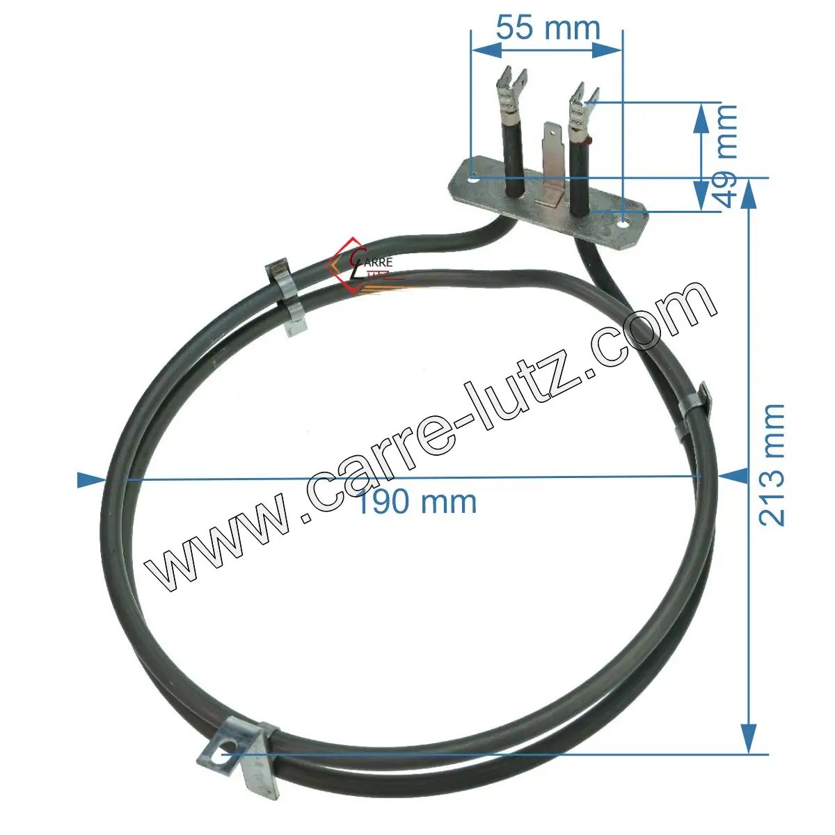 20390047  Résistance circulaire 1500W 00001305355 de four Godin Châtelaines  85,20 €