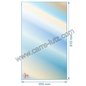Vitre réfractaire Vitrocéramique 610x355 mm compatible avec Deville - P0051077