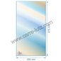Vitre réfractaire Vitrocéramique 475x255 mm compatible avec Deville - D0026096 Vitre réfractaire Vitrocéramique 475x255 mm compatible avec Deville - D0026096