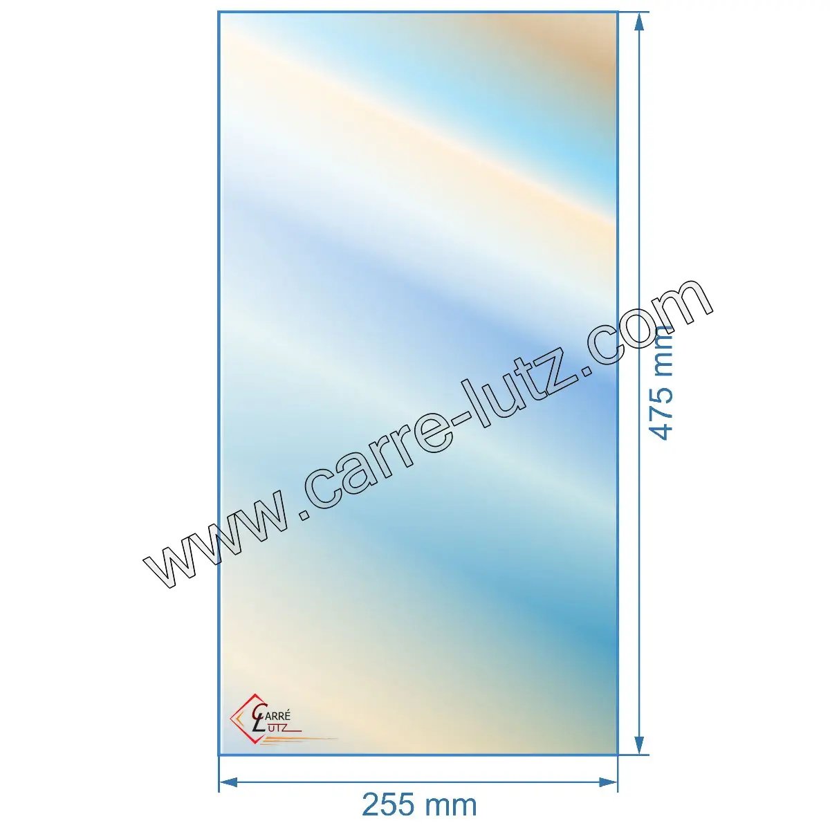 00490  Vitre réfractaire Vitrocéramique 475x255 mm D0026096 Deville 67,40 €