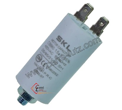 230015  1.5 mf 450v - Condensateur permanent  4,80 €