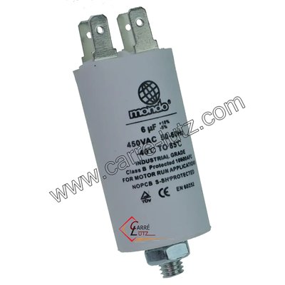 730007  6 mf 450v - Condensateur permanent  4,80 €