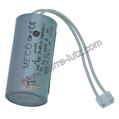 23090211 Condensateur permanent 4 µf 450V à fil 8,10 €