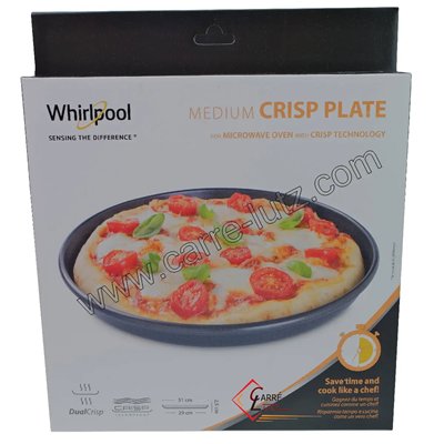 609654  480131000084 - Plat Crisp spécial micro-ondes Whirlpool VIP27 VIP34  35,10 €
