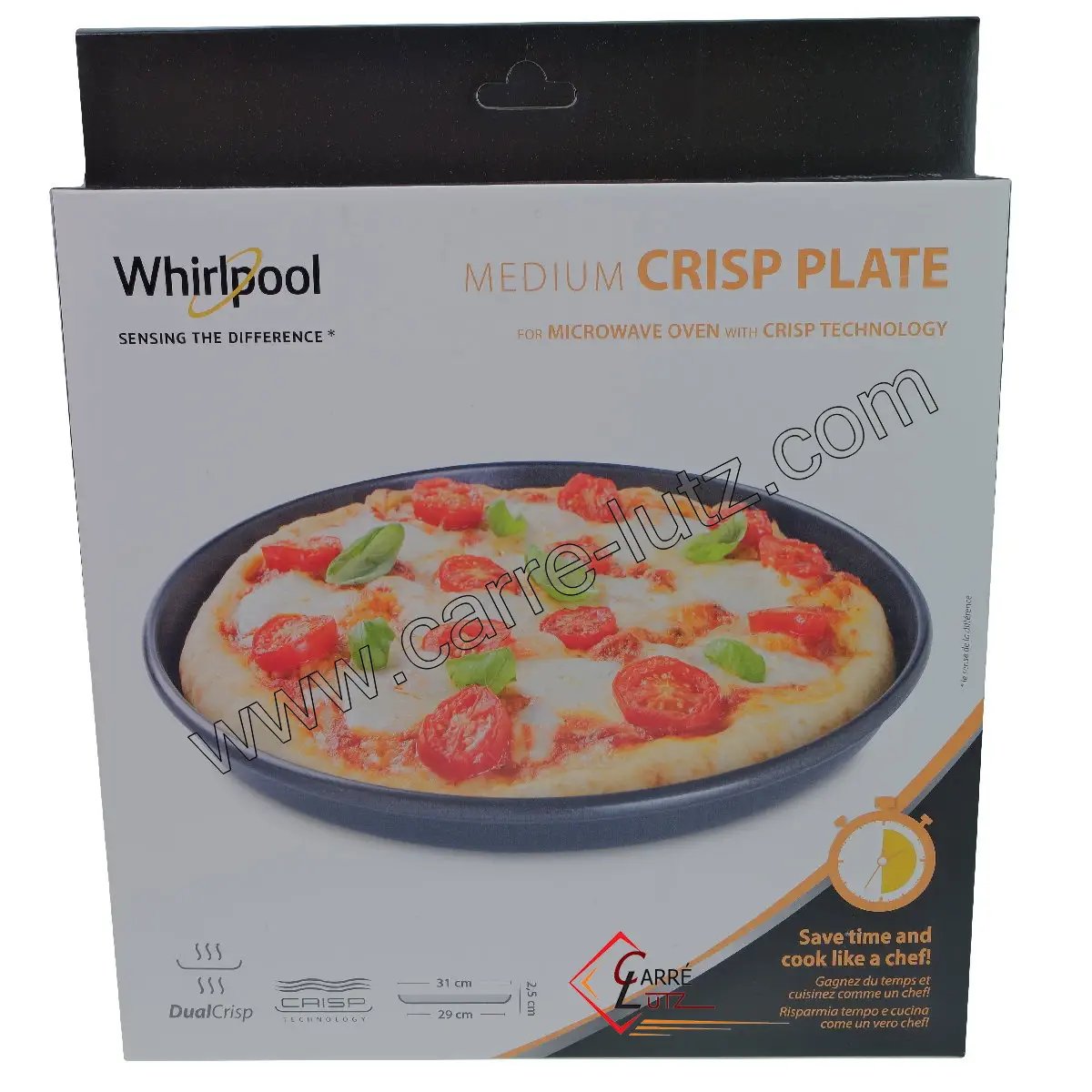 609654  480131000084 - Plat Crisp spécial micro-ondes Whirlpool VIP27 VIP34  35,10 €