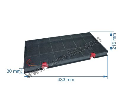 701082  Filtre de hotte anti odeurs au charbon actif Type 150 V2 OU FAT150 13,40 €