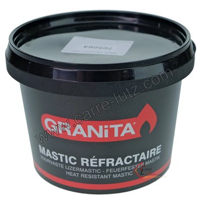 705064 Mastic réfractaire 1 kilo 13,90 €