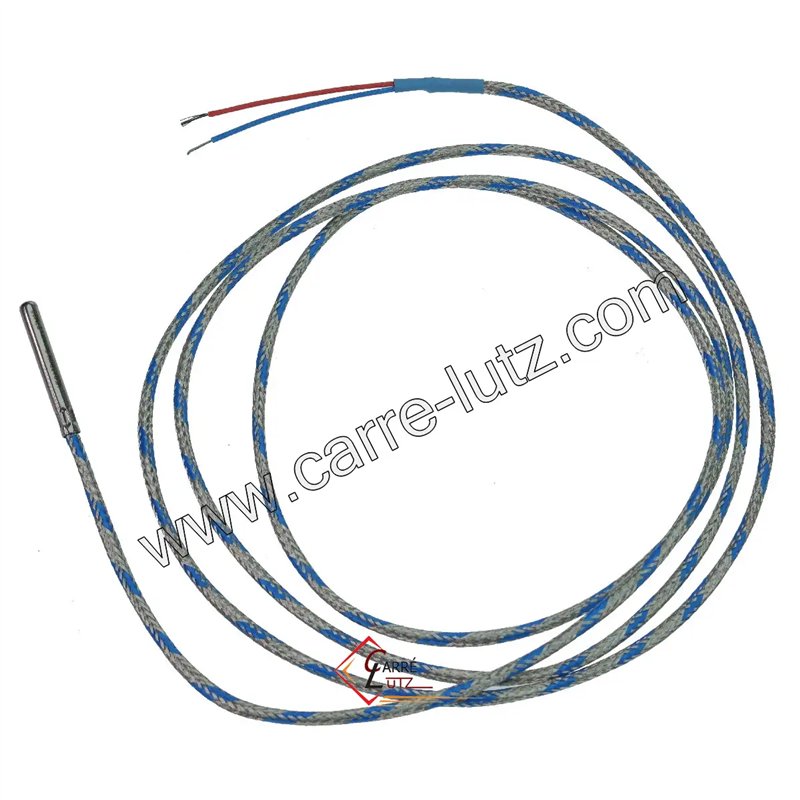 Sonde de température de fumées J en acier AISI 316