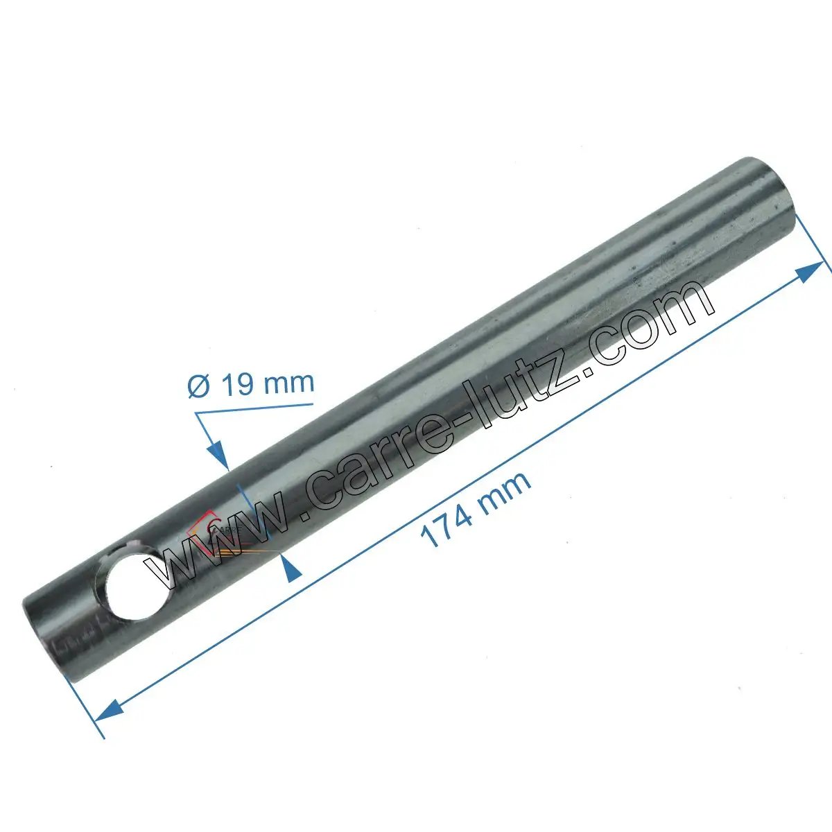 703975  Tube convoyeur porte résistance 174mm diamètre 19 mm de poêle à pellet 17,70 €