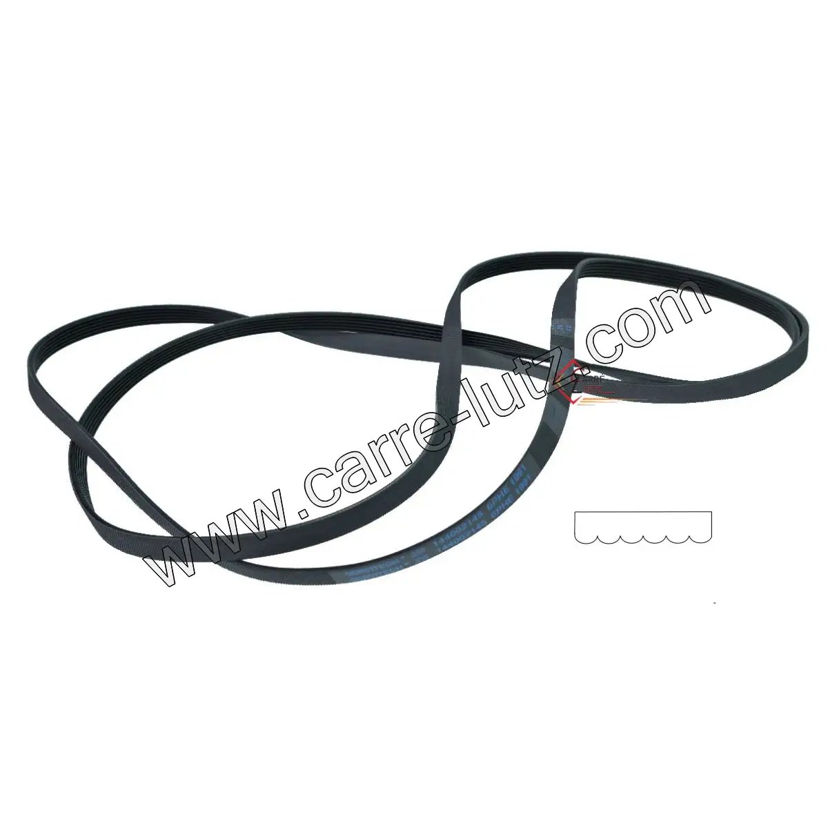 726270  C00116358 - Courroie plate de sèche linge 1991 H6  MAEL de sèche linge Ariston Indesit  10,20 €