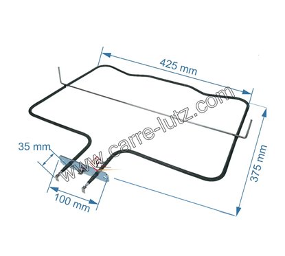 203203 0606048 - Résistance de sole 1800W de four La Germania Bertazzoni 44,70 €