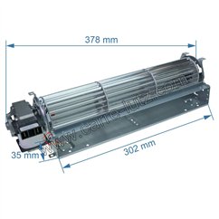 231042  Ventilateur tangentiel 300 mm moteur à gauche 1 vitesse 50,70 €