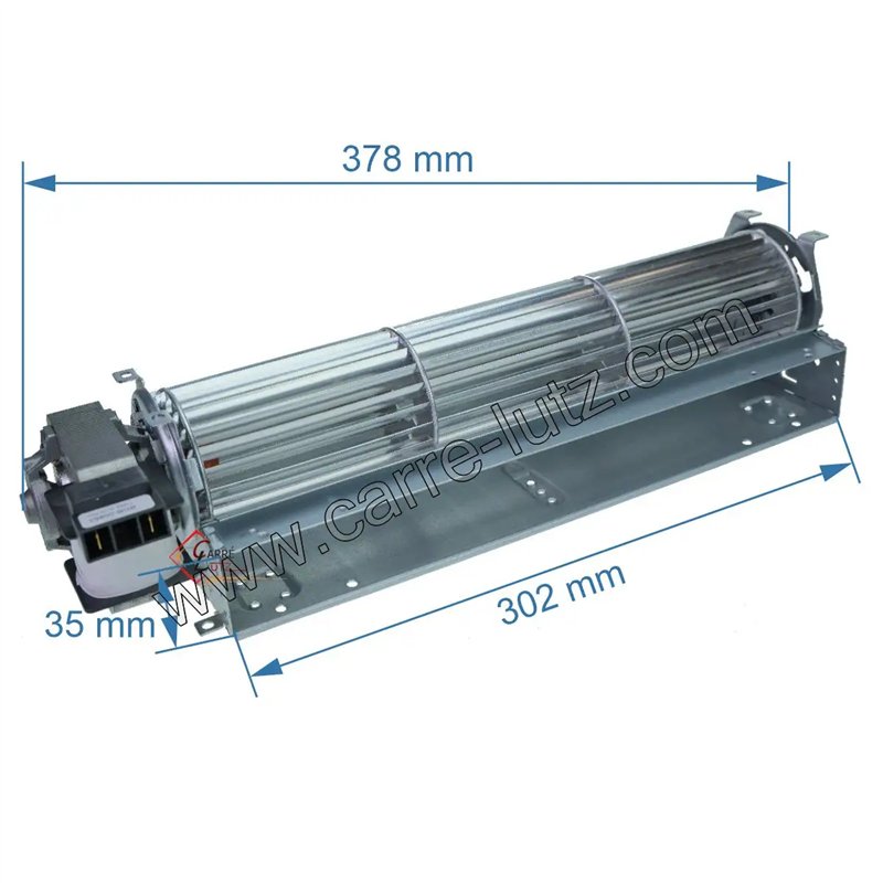 Ventilateur tangentiel 300 mm moteur à gauche 1 vitesse