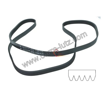 726272  Courroie plate 1194 J5 MAEL C00144656 de lave linge Indesit Ariston  10,50 €