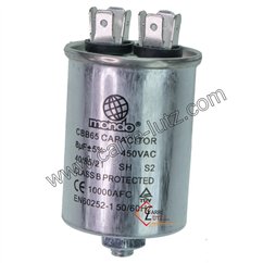 23090011  Condensateur permanent 8 MF 450V 4,30 €