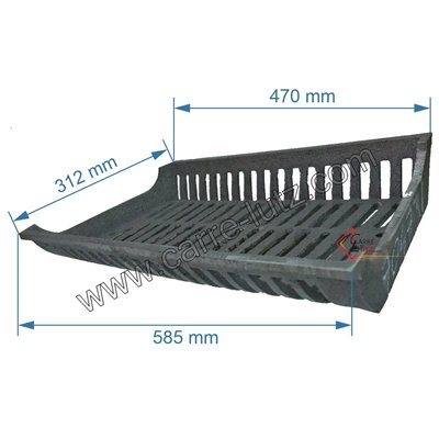 704731  1020131260 - Corbeille pour convecteur Godin Colonial, 3126, 325101 351,00 €
