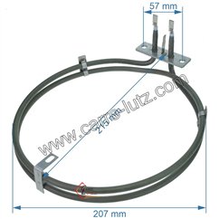 20390066  Résistance circulaire 2400W 481225928106 de four Whirlpool 21,70 €