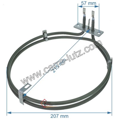 20390066  Résistance circulaire 2400W 481225928106 de four Whirlpool 21,70 €