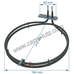 20390067  Résistance circulaire 2100W 865945, 865946, 839747 de four Gorenje  10,90 €