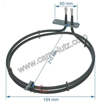 20390067 Résistance circulaire 2100W 865945, 865946, 839747 de four Gorenje 10,90 €
