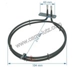 20390067  Résistance circulaire 2100W 865945, 865946, 839747 de four Gorenje  10,90 €