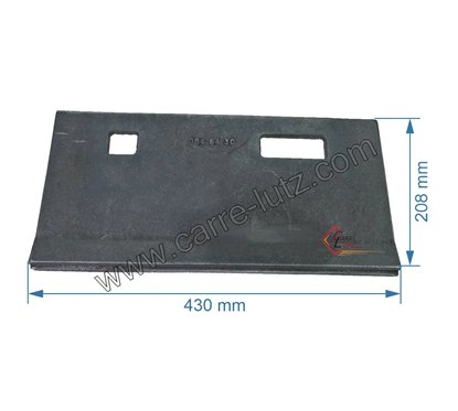 6116 - Protection arrière de convecteur Efel Surdiac 0846430