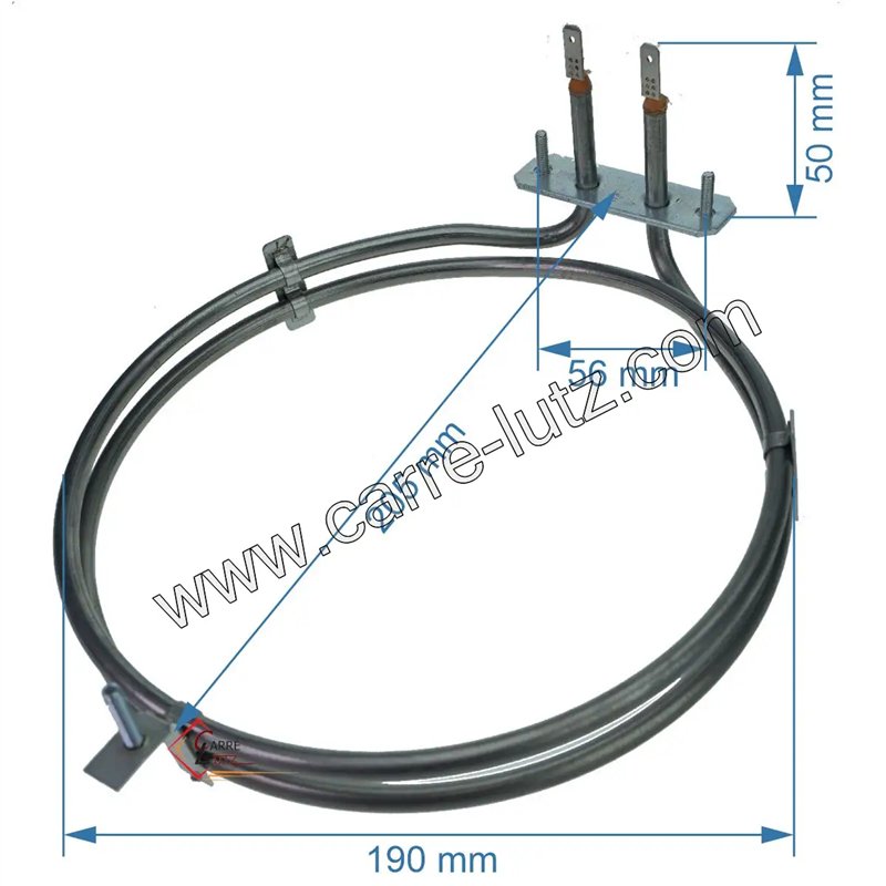 71x1014 - Résistance circulaire 2100W de four CA5C006A7 Fagor Brandt
