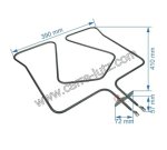 703174  74x3170 - Résistance de Sole 1200W de four Brandt Fagor  13,90 €