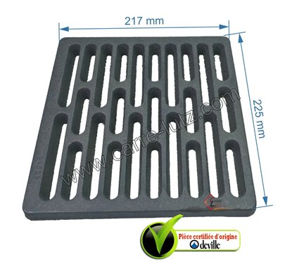 DV0045915-O  P0045915 - Grille de fond de foyer Deville 60,00 €